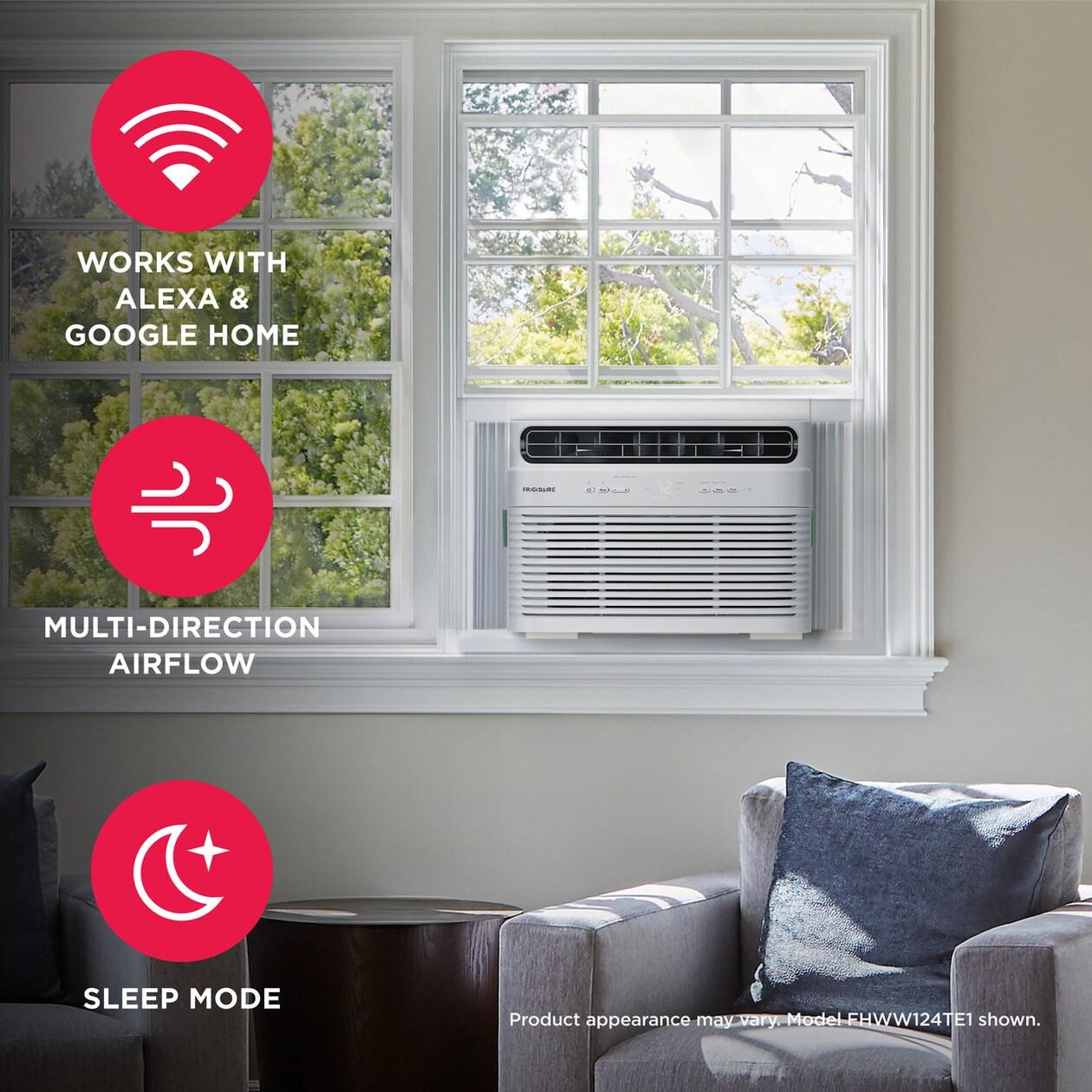 Frigidaire FHWW124TE1 12,000 BTU Window Room Air Conditioner with Wi-Fi