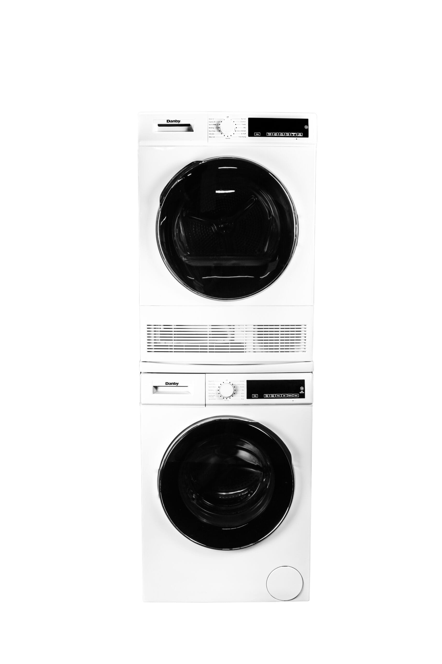 DDY040D4WDB Danby 24-inch, 4.0 cu ft. Stackable Compact Condensing Sensor Dryer in White