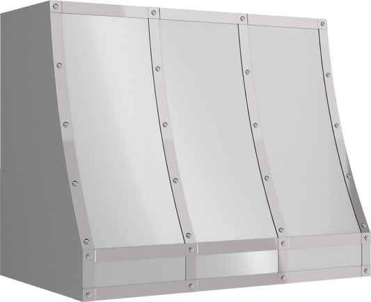 Zephyr CHFT36ASX Forte Wall Custom Hood, 36in, SS, BODY ONLY