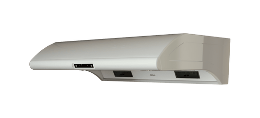 Zephyr AK2100BW Typhoon, UC, 30", Wht, 850 CFM, ACT