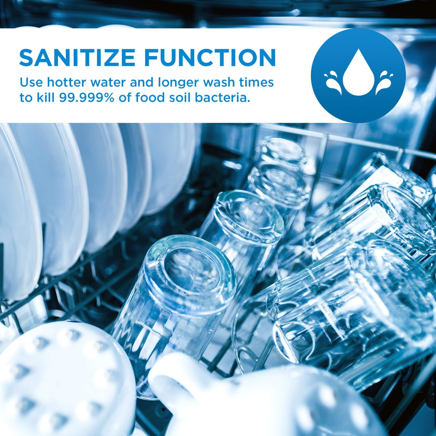 DDW18D1ESS Danby 18" Wide Built-in Dishwasher in Stainless Steel