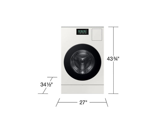 Samsung WD53DBA900HYA1 Bespoke AI All-in-One Ventless Combo AI Home 7" LCD Display AI OptiWash™ and Dry 5.3 cu. ft.