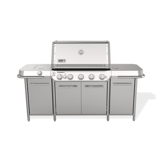 Weber 1500092 Summit® GC38 S Grill Center (Natural Gas) - Stainless Steel