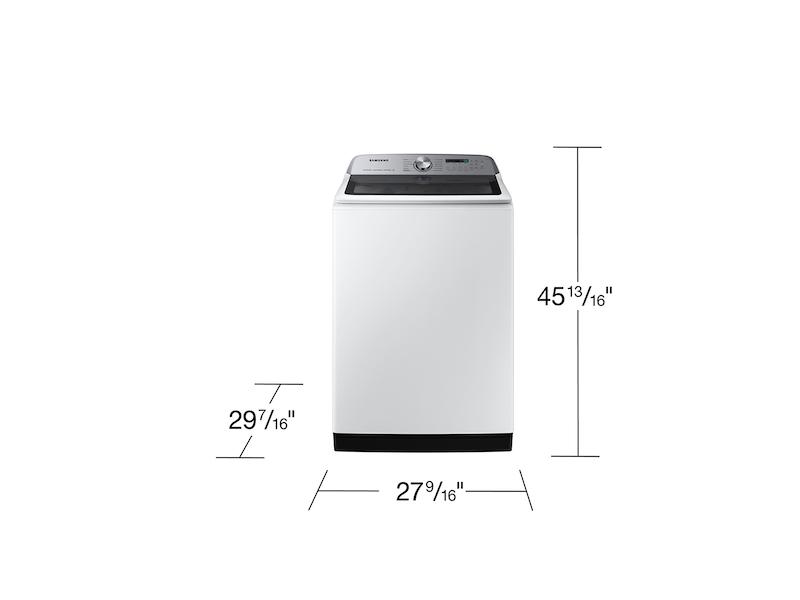 Samsung WA54CG7150AWA4 5.4 cu. ft. Smart Top Load Washer with Pet Care Solution and Super Speed Wash in White