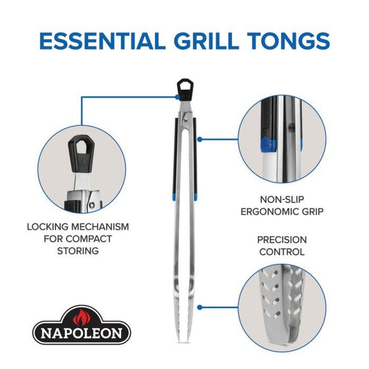 Napoleon Bbq GATL004 Grill Tongs Essential Series