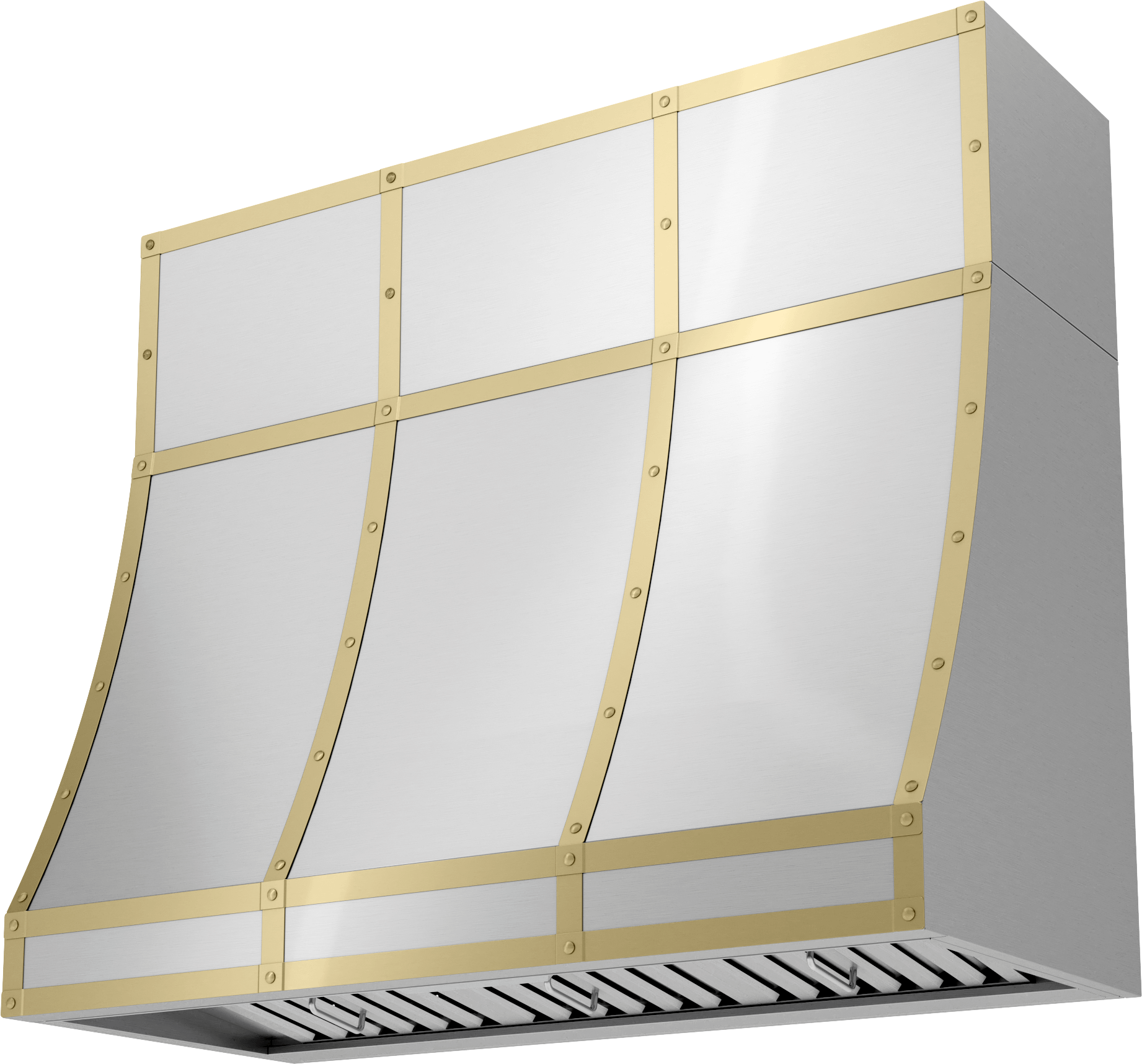 Zephyr BKDC14812ASG Duct Cover Banding Kit, 48in x 12in, Satin Gold