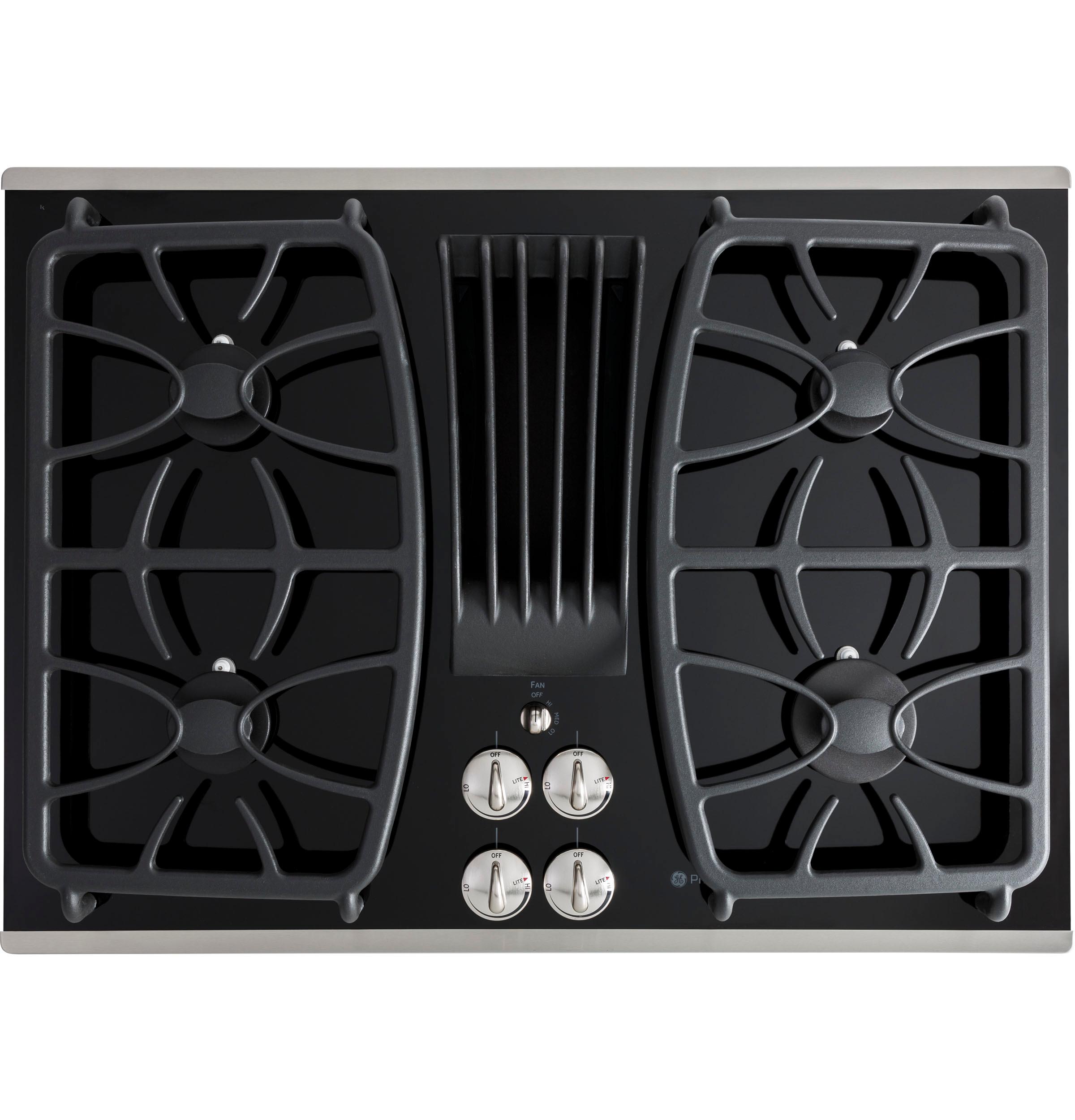 30 inch gas cooktop shop with downdraft