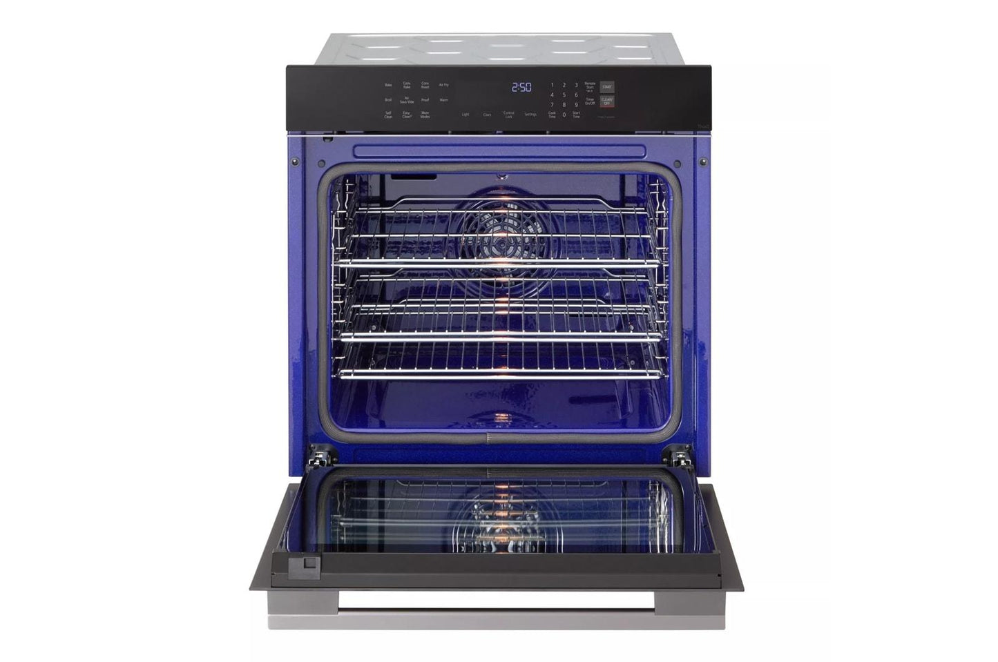 Lg WSED3023B 3.0 cu. ft. Smart Compact Wall Oven with True Convection and Air Fry