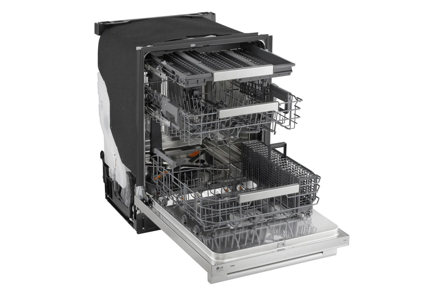 SDNTHS72S LG STUDIO FlushFit™ Dishwasher with 1-Hour Wash & Dry, QuadWash® Pro, and Dynamic Heat Dry™ with AutoVent™ Dry