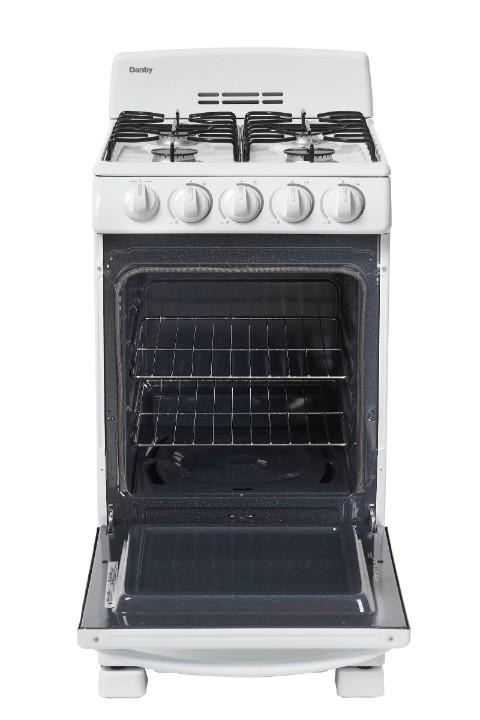 DR203WGLP Danby 20" Wide Gas Range in White