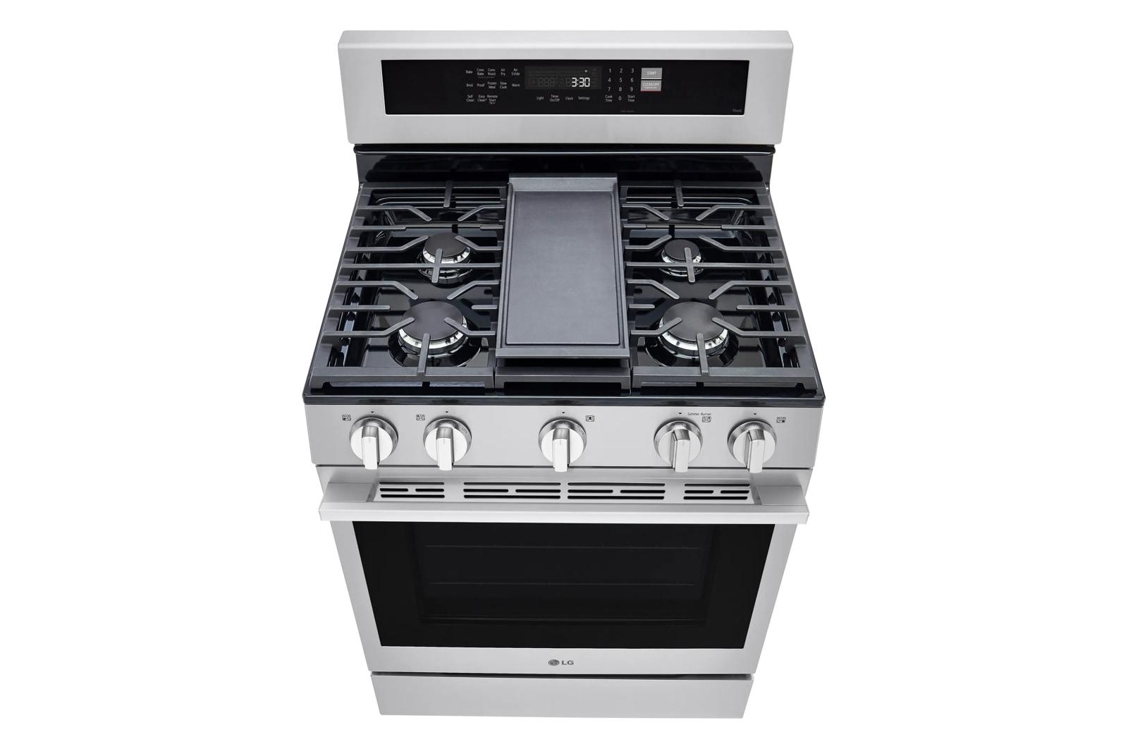 Lg LRGN6325X 6.3 cu. ft. Smart Wi-Fi Enabled Probake Convection® Gas Range with Air Fry & EasyClean®
