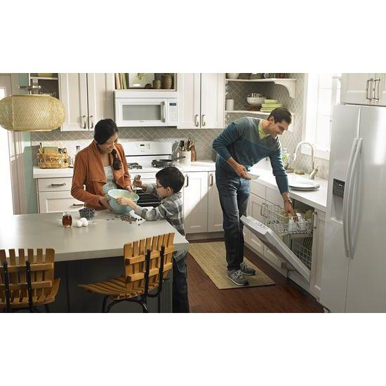5.0 cu. ft. Gas Oven Range with Easy Touch Electronic Controls - white