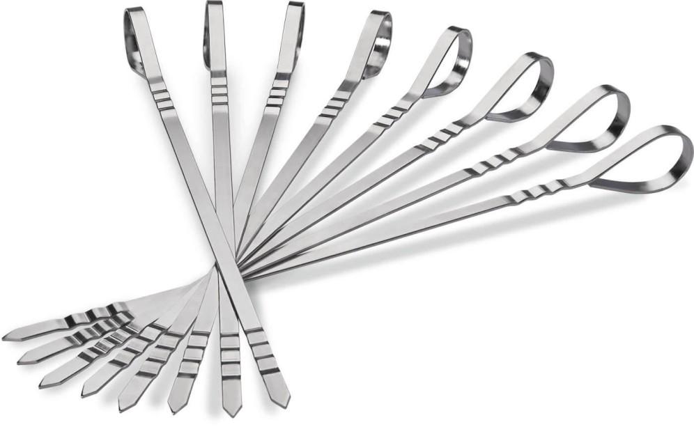 Napoleon Bbq 70015 Eight Stainless Steel Multifunctional Skewers
