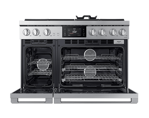 Dacor DOP48T963DS 48" Dual-Fuel Range, Silver Stainless, Natural Gas/Liquid Propane