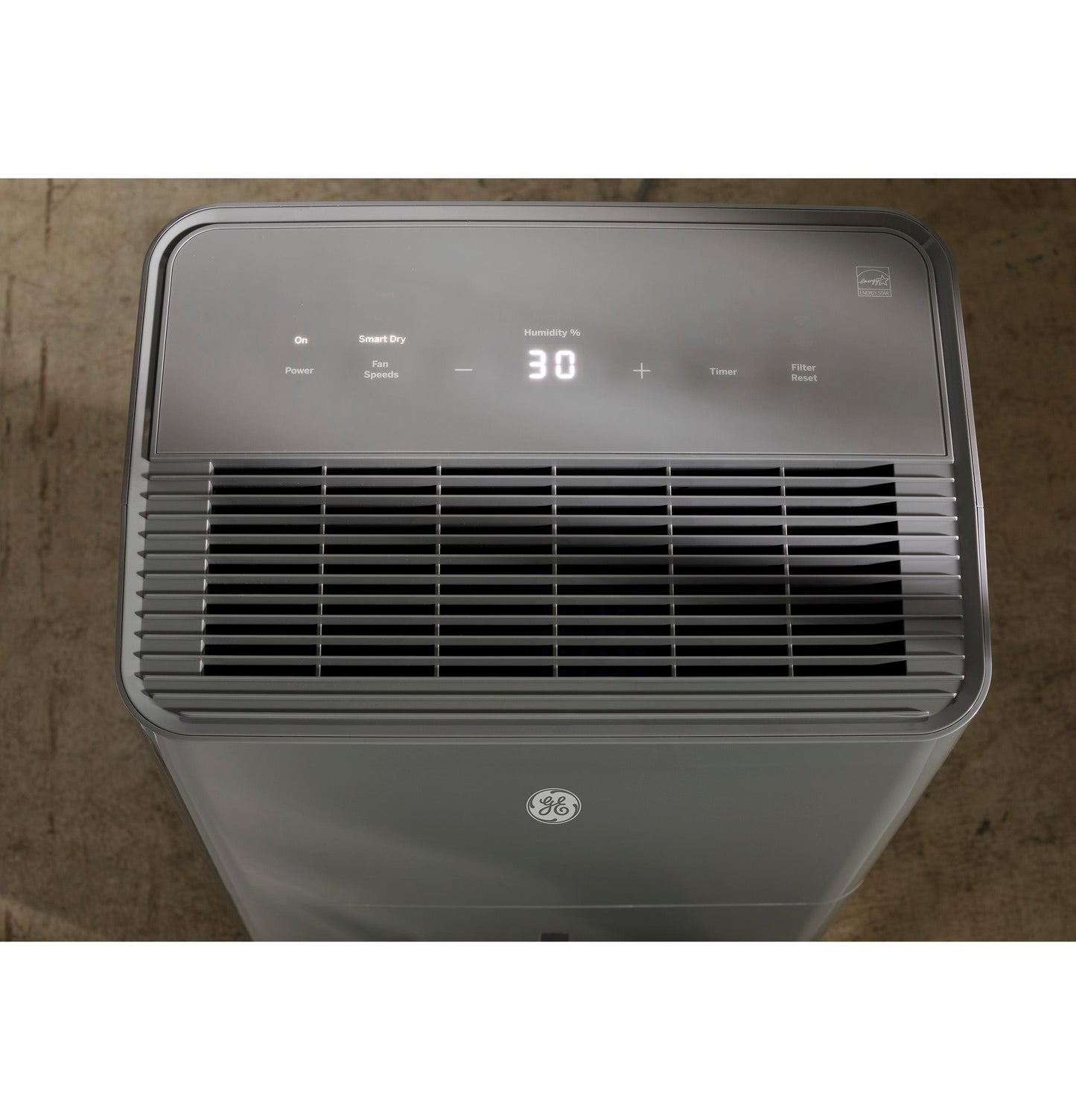 ADYR50LC GE® ENERGY STAR® 50 Pint Portable Dehumidifier with Smart Dry for Wet Spaces