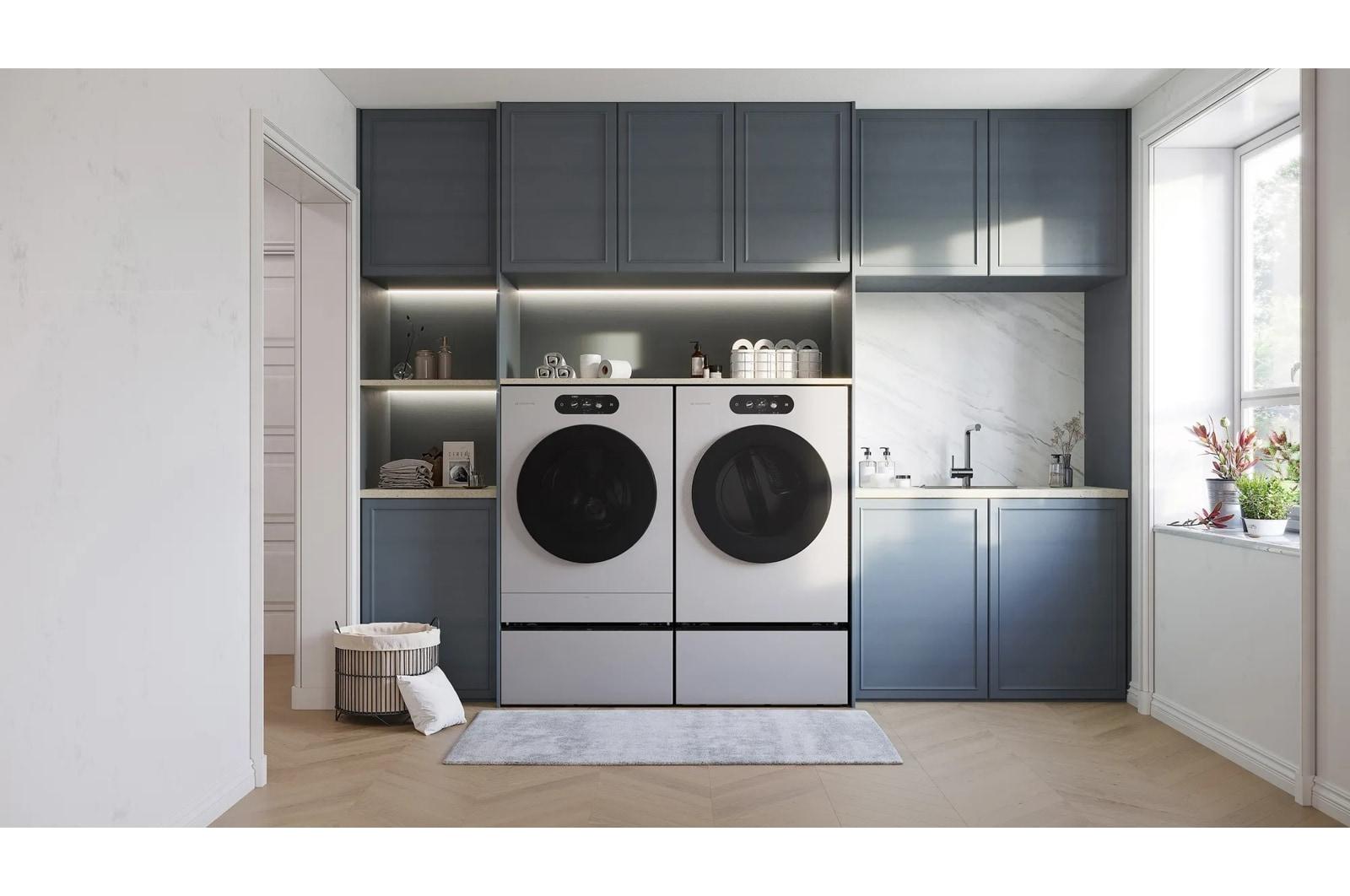 DLGX9901S LG SIGNATURE 9.0 cu. ft. Mega Capacity Smart Front Load Gas Dryer with Built-In Intelligence, TurboSteam® and Touch LCD Control