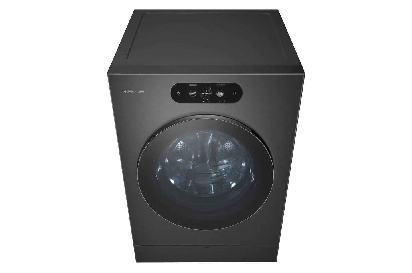 WM9901HBA LG SIGNATURE 5.8 cu. ft. Mega Capacity Smart Front Load Washer with Built-In Intelligence, TurboWash® 360(degree), ezDispense® and Touch LCD Control