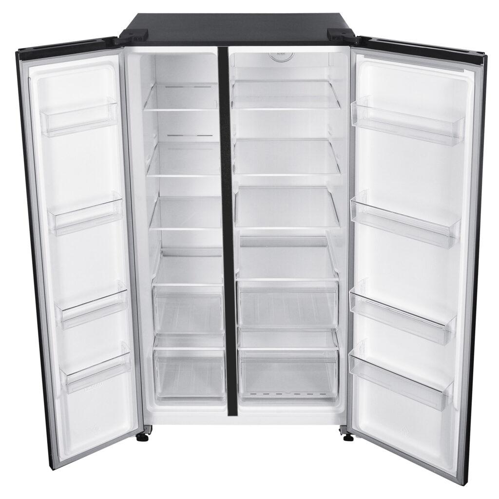 DFF212B1SLDB Danby 21.2 cu. ft. Side-by-Side Refrigerator in Stainless Steel Look