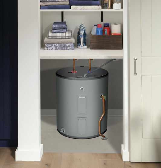 GE40L08BAM GE® 36 Gallon Top Port Lowboy Electric Water Heater