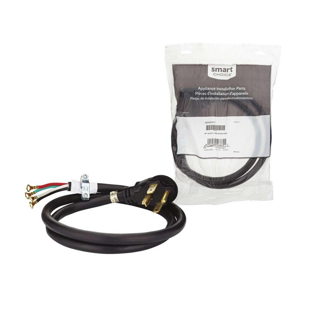 Frigidaire 5304520417C10 Smart Choice 10=1, 5' 30 AMP 4 WIR DRYR CRD