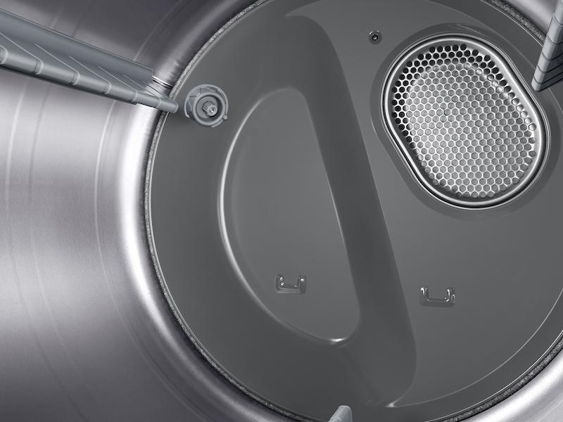 Samsung DVE54CG7550V 7.4 cu. ft. Smart Electric Dryer with Pet Care Dry and Steam Sanitize+ in Brushed Black