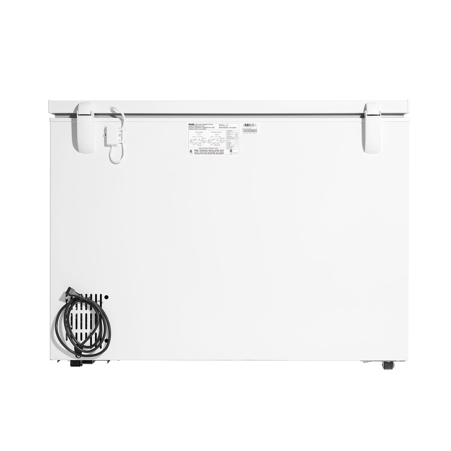DCF100A6WM Danby 10.0 cu. ft. Square Model Chest Freezer in White