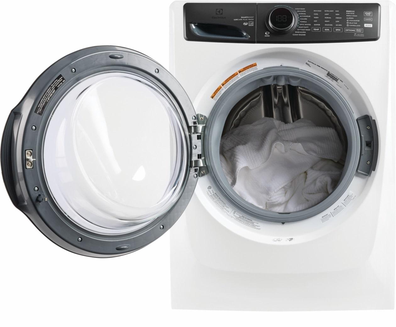 Electrolux ELFW7738AW Front Load Perfect Steam™ Washer with LuxCare® Plus Wash and SmartBoost® - 4.5 Cu. Ft.