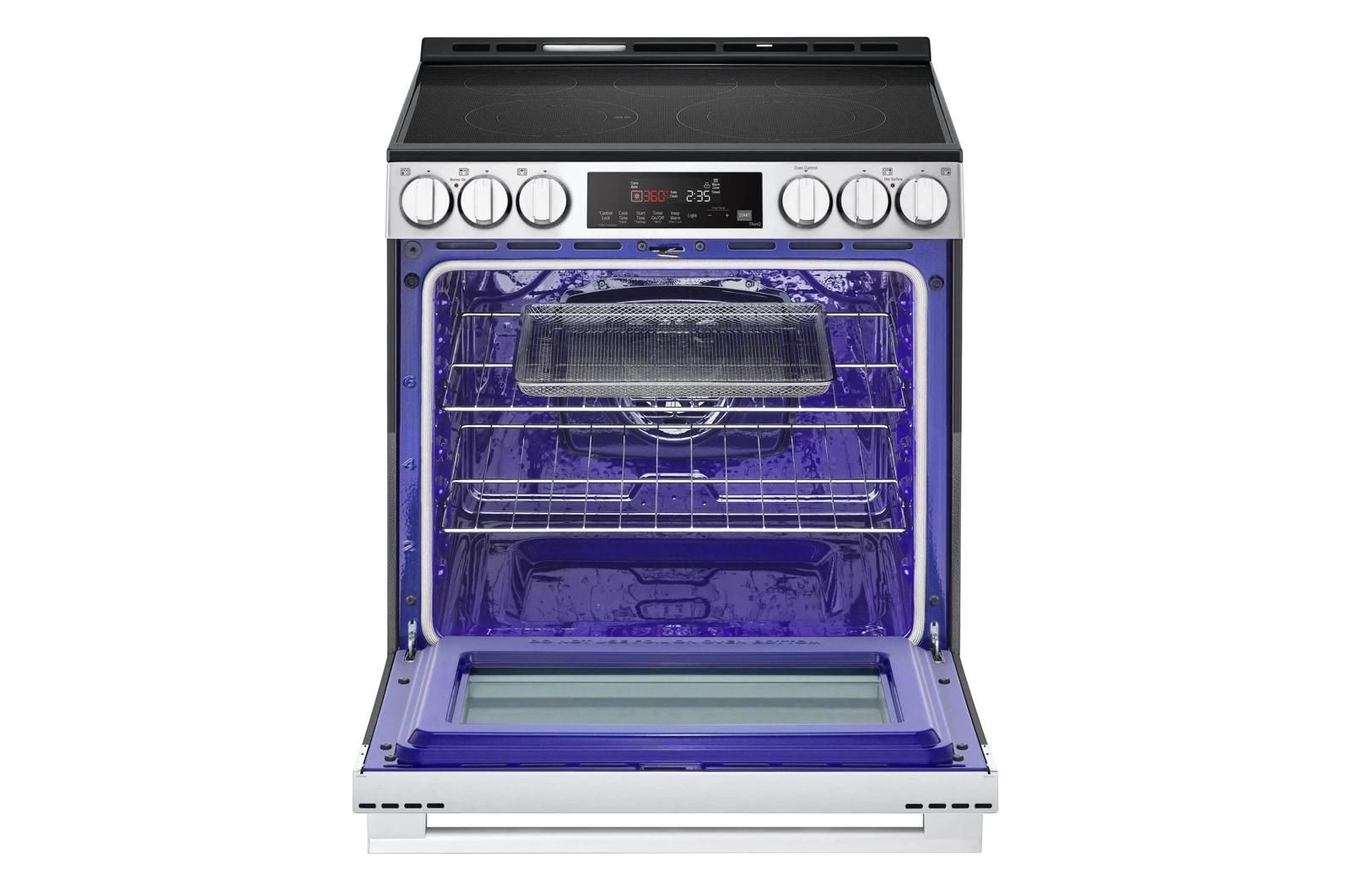 Lg LSEL6333XE 6.3 cu ft. Smart Electric Slide-in Range with Air Fry & EasyClean®