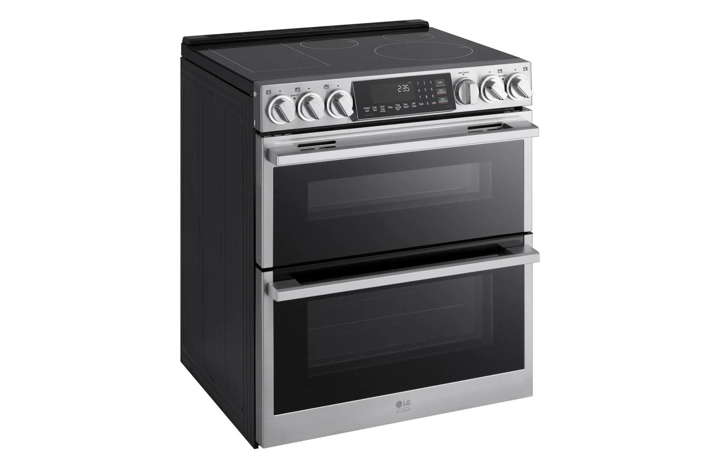 LTIS7338XE LG STUDIO 7.3 cu. ft. Double Oven Induction Slide-in Range with Probake® Convection and Air Fry