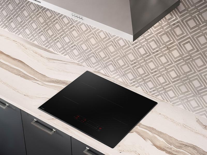 Samsung CC70F30S2D 30" Induction Cooktop with Anti-Scratch Matte Glass and Sync Burners in Black