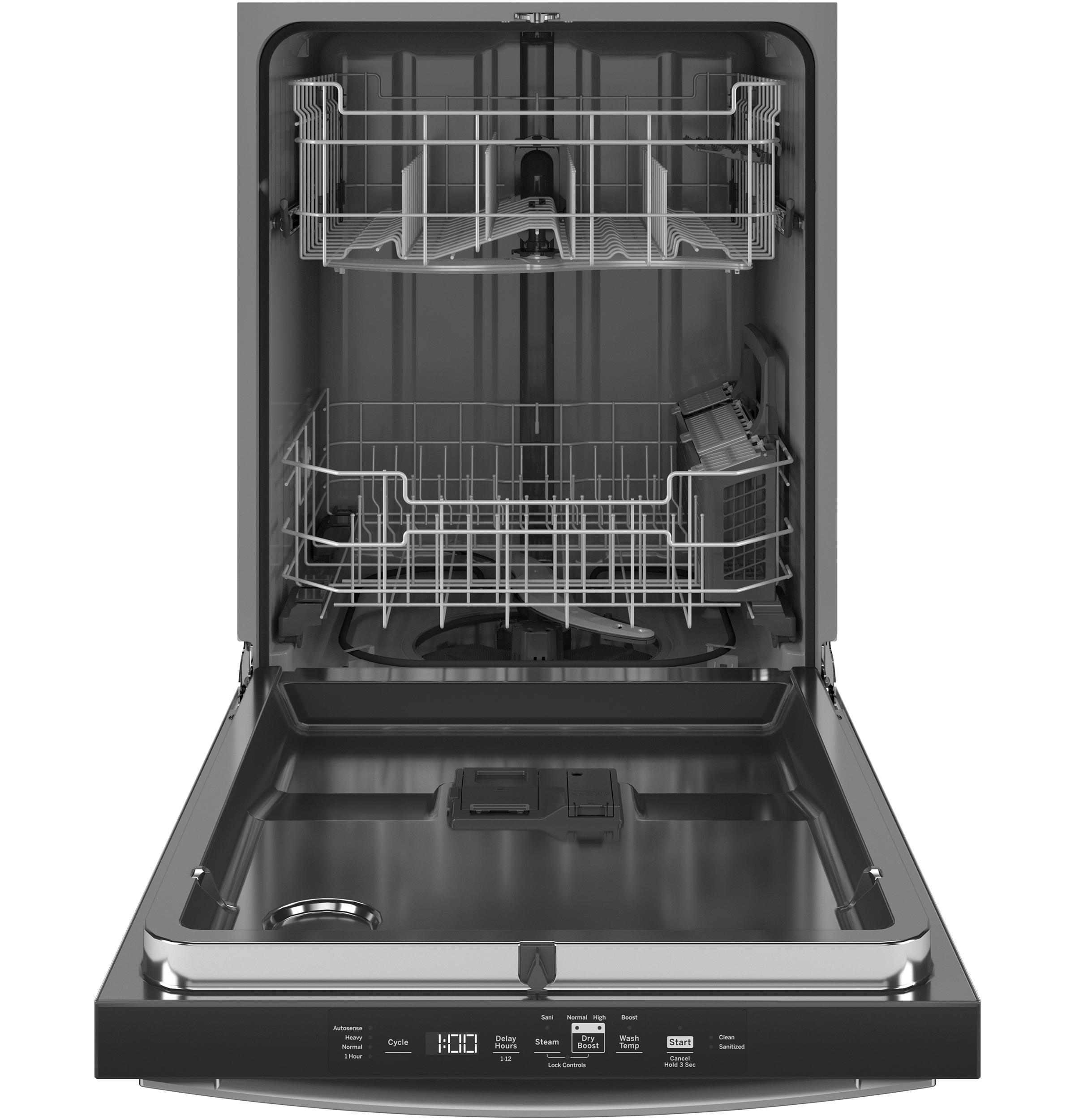 GDT565HSYSS GE® ENERGY STAR® Top Control Hybrid Tub Dishwasher with Dry Boost & 52 dBA