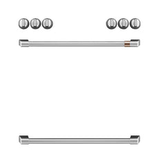 Cafe CXFCHHKPMSS CAF(EBACK)™ Front Control Induction Knobs and Handles - Brushed Stainless