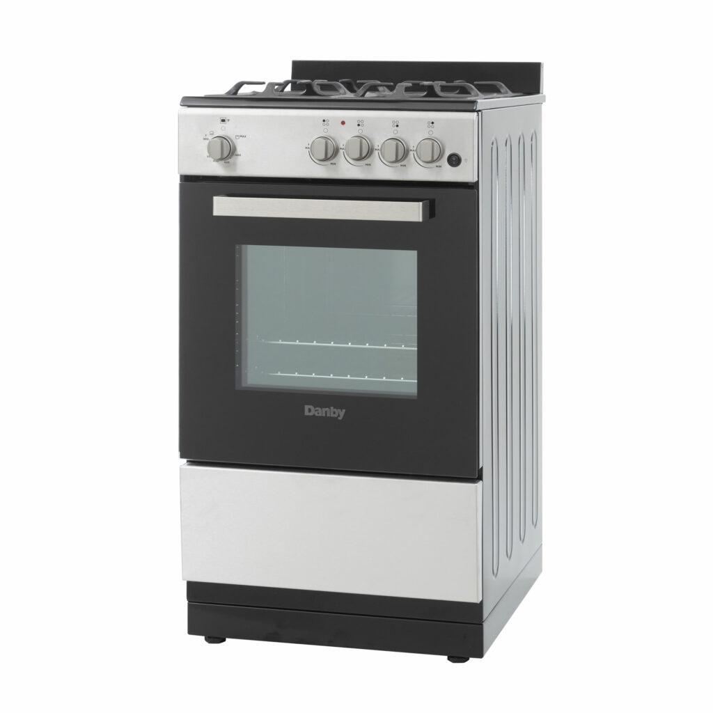 DR20V1BSSGLP Danby 20" Wide Gas Range in Stainless Steel