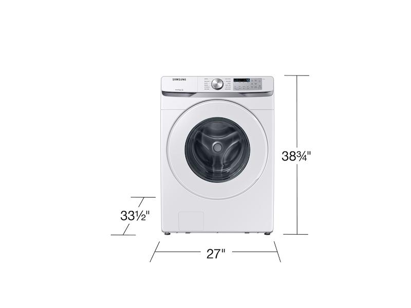 Samsung 5.1 cu. ft. Extra-Large Capacity Smart Front Load Washer with Vibration Reduction Technology  in White