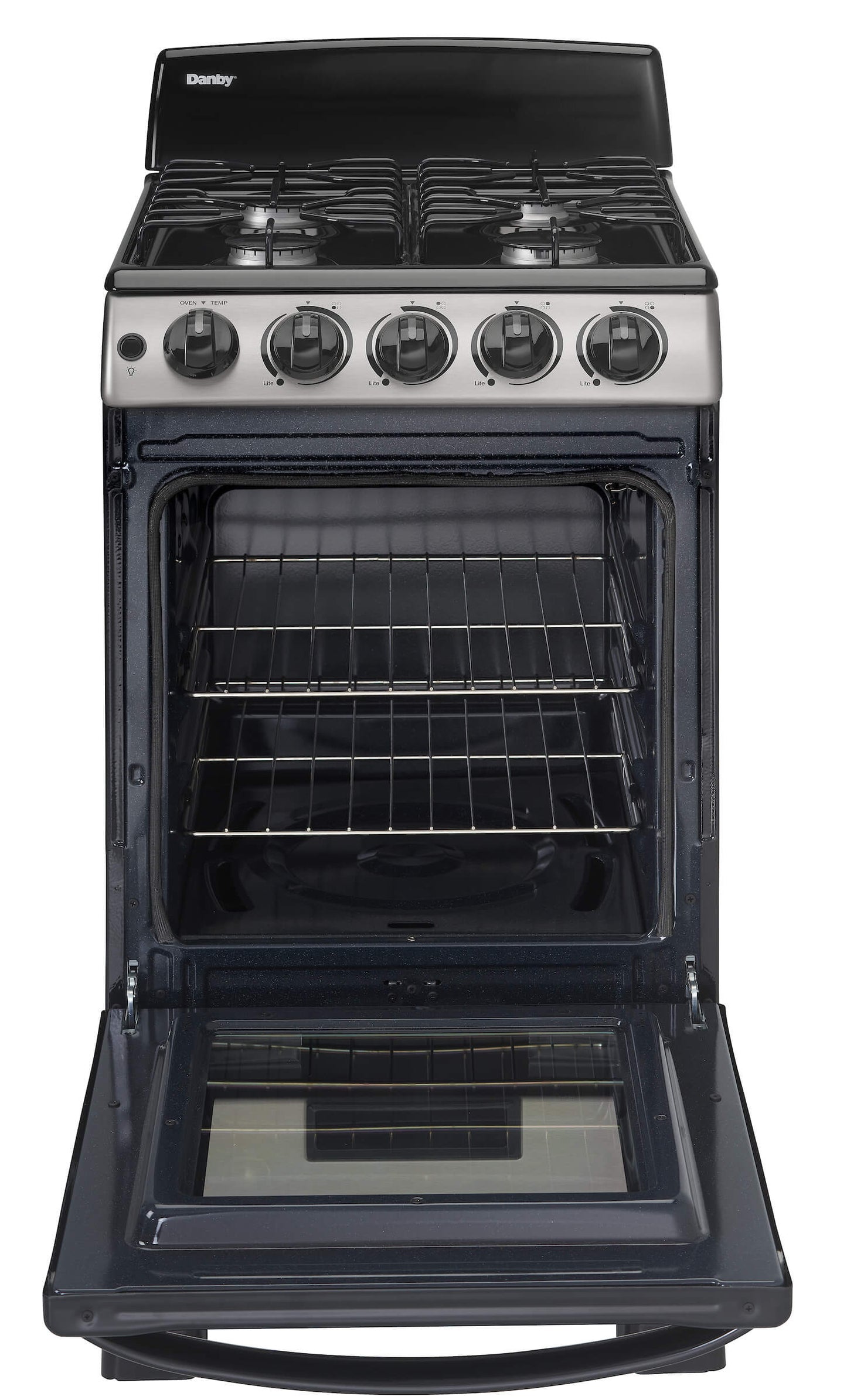 DR203BSSGLP Danby 20" Wide Gas Range in Stainless Steel