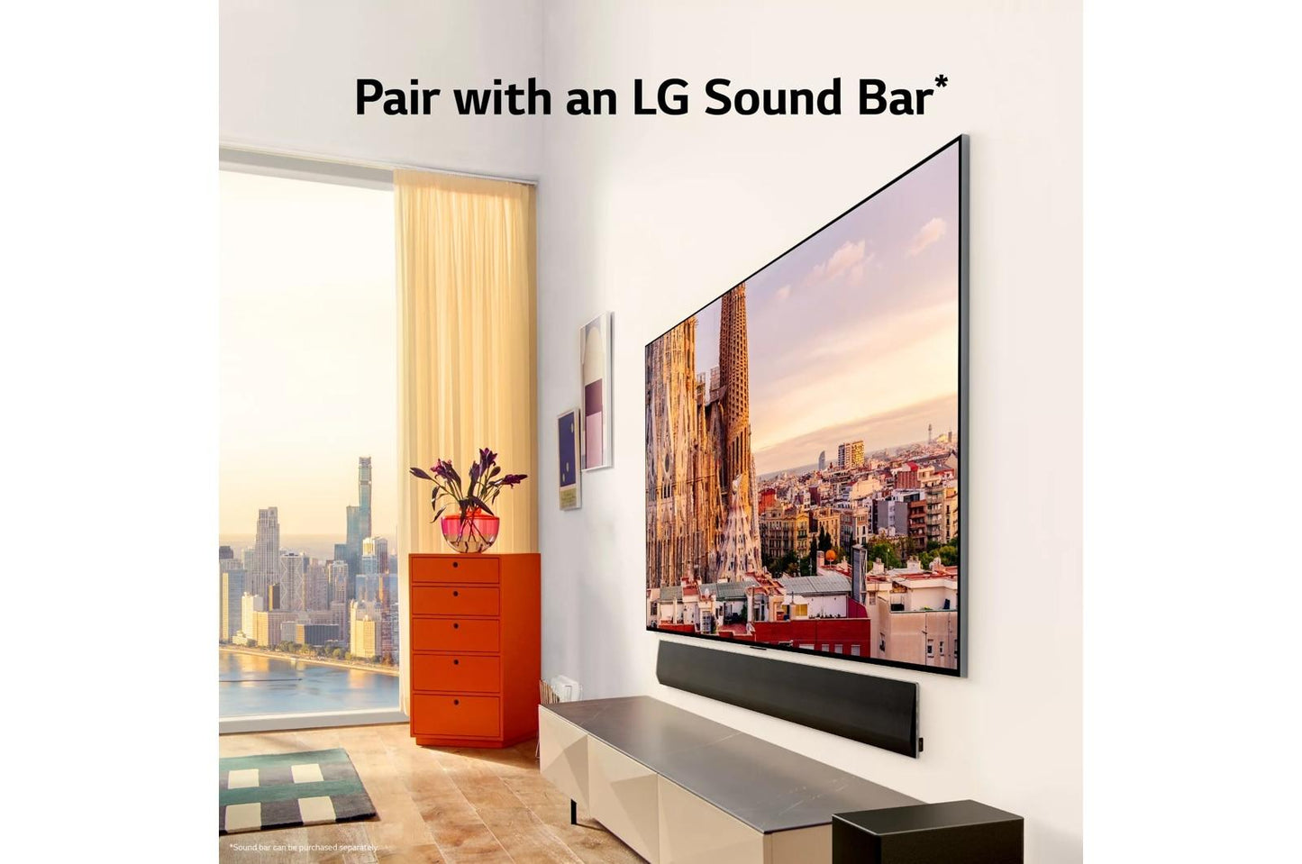 OLED97M3PUA LG SIGNATURE OLED M 97 Inch Class 4K Smart TV with Wireless Video & Audio Transfer