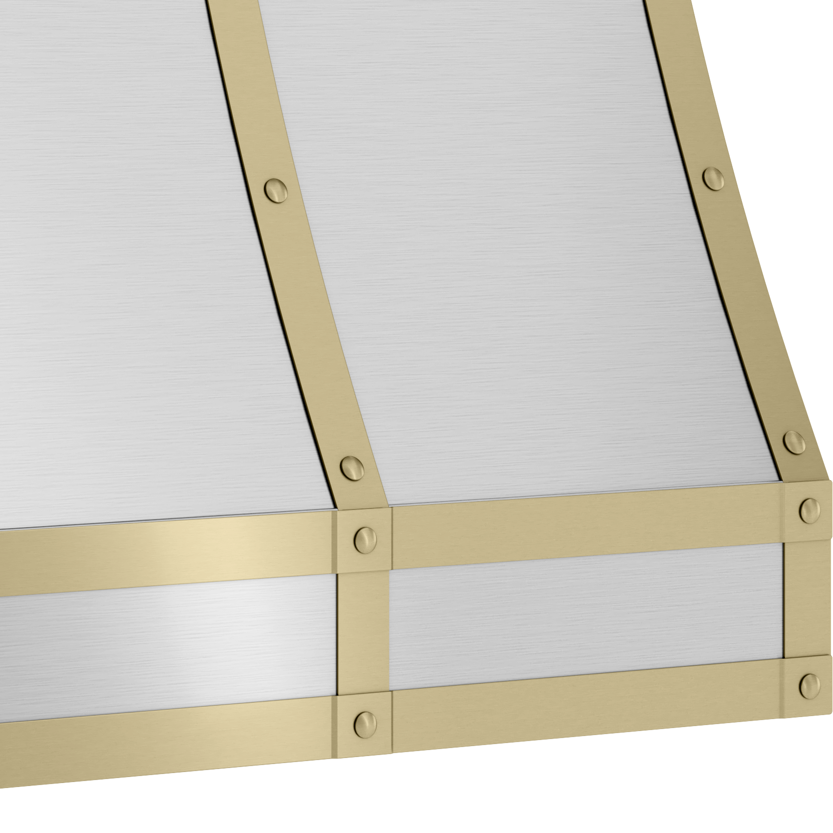 Zephyr BKDC14812ASG Duct Cover Banding Kit, 48in x 12in, Satin Gold