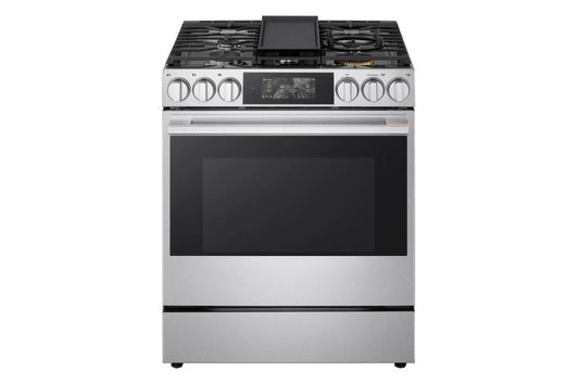 LSGU6339X LG SIGNATURE 6.3 cu. ft. Smart Gas Slide-In Range with Dynamic ProBake Convection®, Air Fry, Air Sous Vide, Pizza mode and AI Gourmet Camera