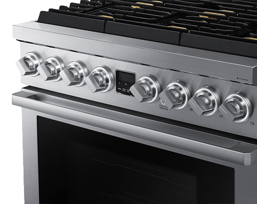 Dacor DOP36T86DLS Transitional 36" Dual-Fuel Range, Silver Stainless Steel, Natural Gas/Liquid Propane