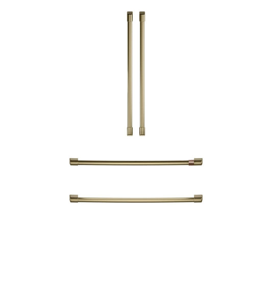 Cafe CXQB4H4PNCG CAF(EBACK)™ Refrigeration Handle Kit - Brushed Brass
