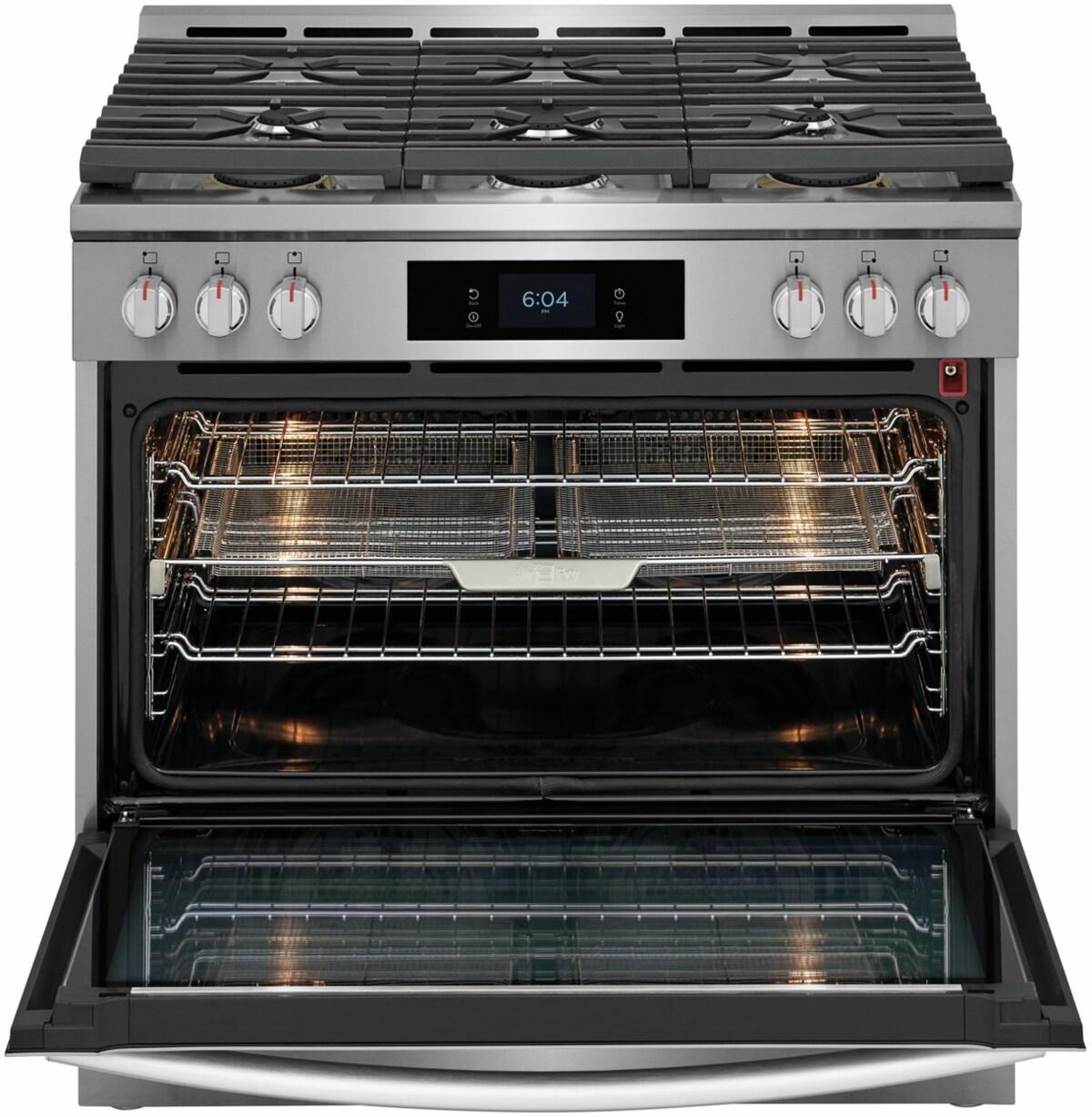 Frigidaire GCFD3661AF 36" Dual-Fuel Range with Air Fry