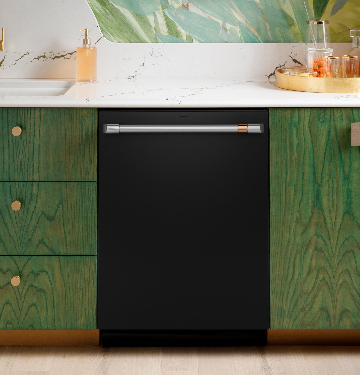 Cafe CDT858P3VD1 CAF(EBACK)™ CustomFit ENERGY STAR Stainless Interior Smart Dishwasher with Ultra Wash Top Rack and Dual Convection Ultra Dry, 44 dBA