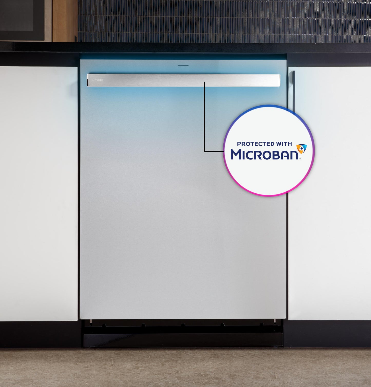 PDT715SYVFS GE Profile™ ENERGY STAR® Fingerprint Resistant Top Control Stainless Interior Dishwasher with Microban™ Antimicrobial Technology