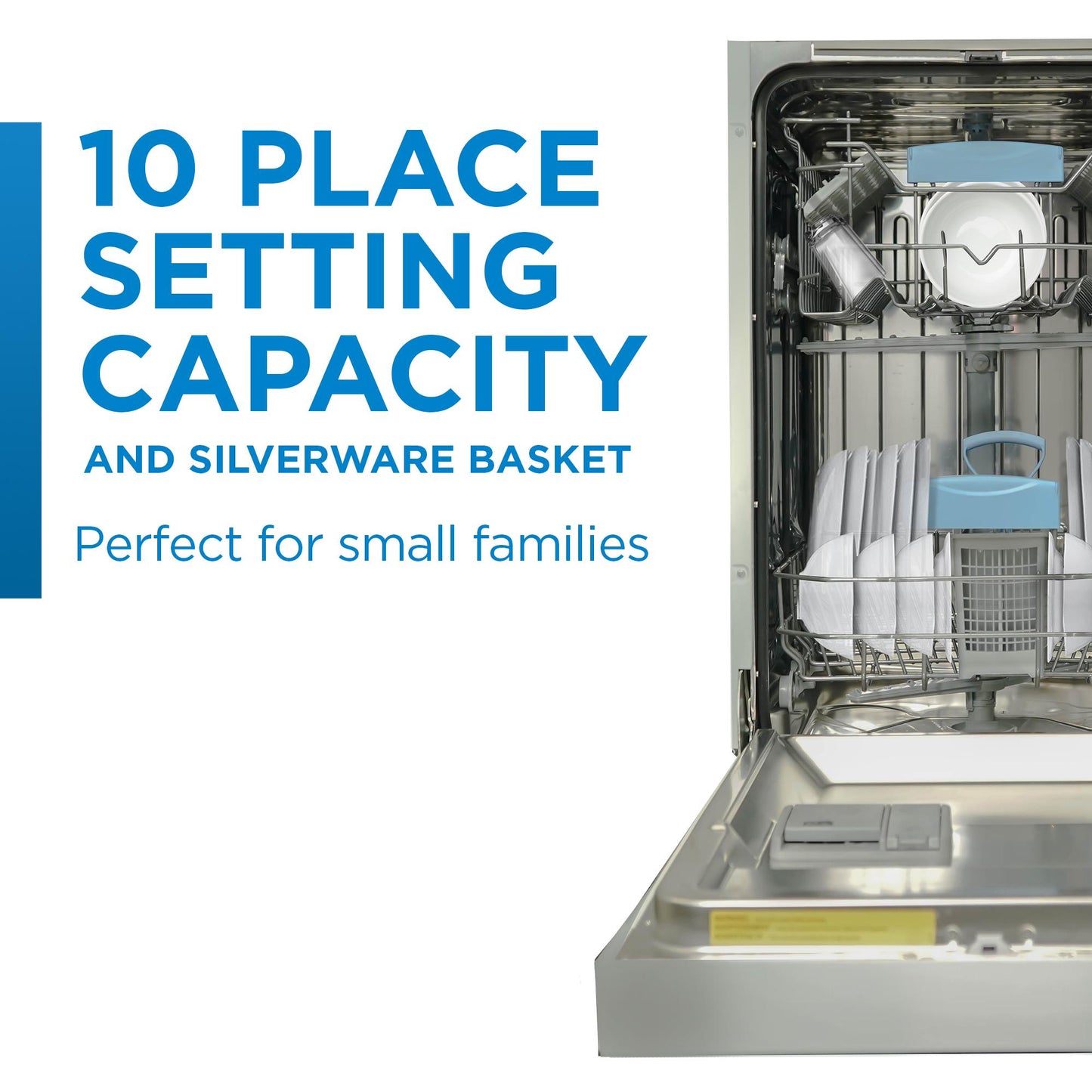 DDW18D1ESS Danby 18" Wide Built-in Dishwasher in Stainless Steel