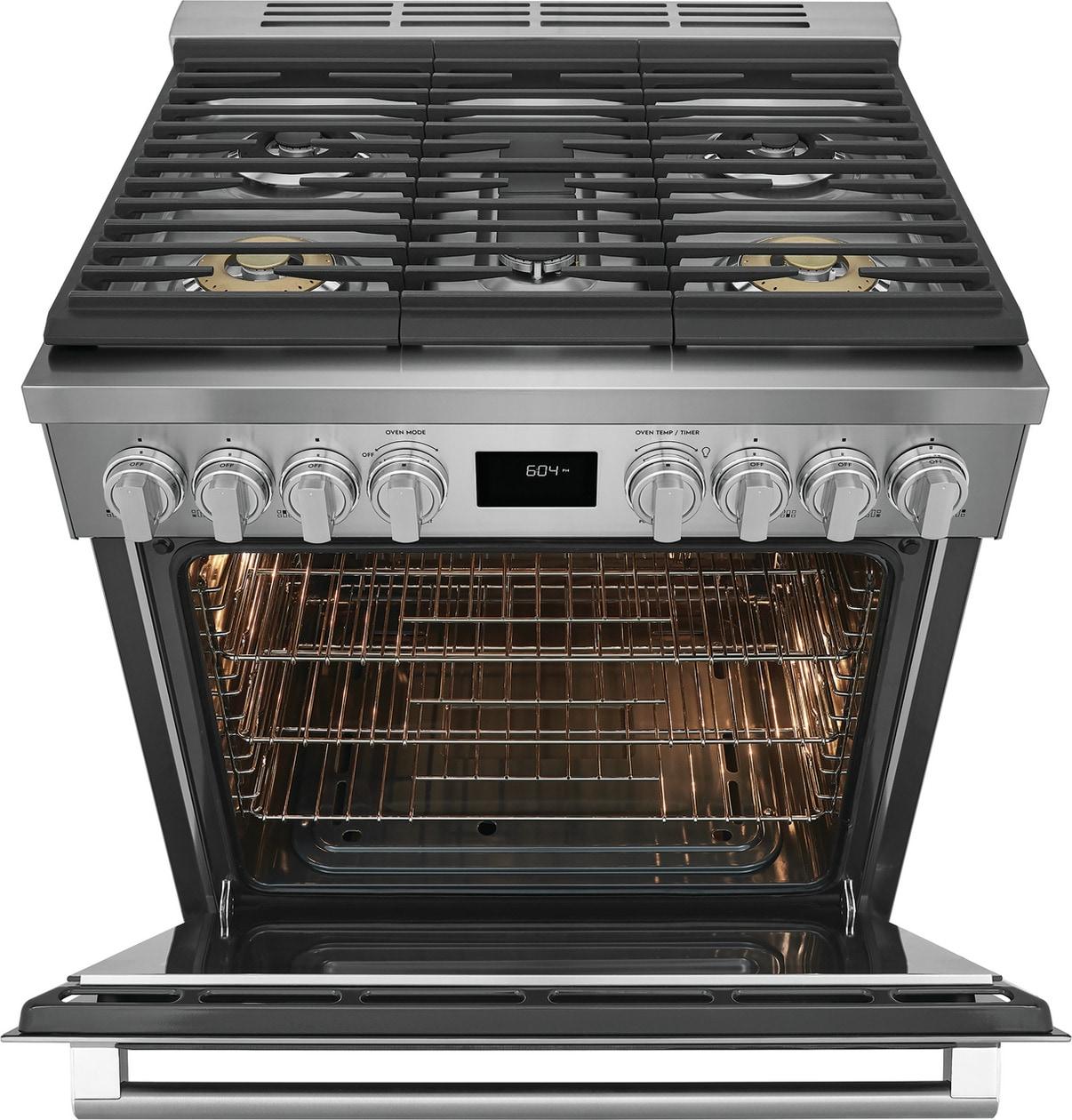 Electrolux ECFG3068AS 30" Front Control Freestanding Gas Range