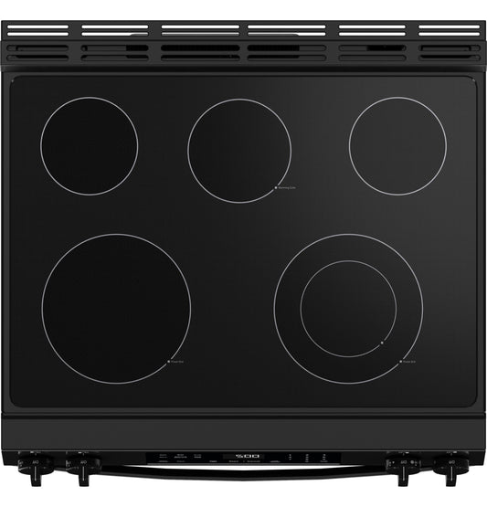 GRS500PVBB GE® ENERGY STAR® 30" Slide-In Electric Range with Crisp Mode