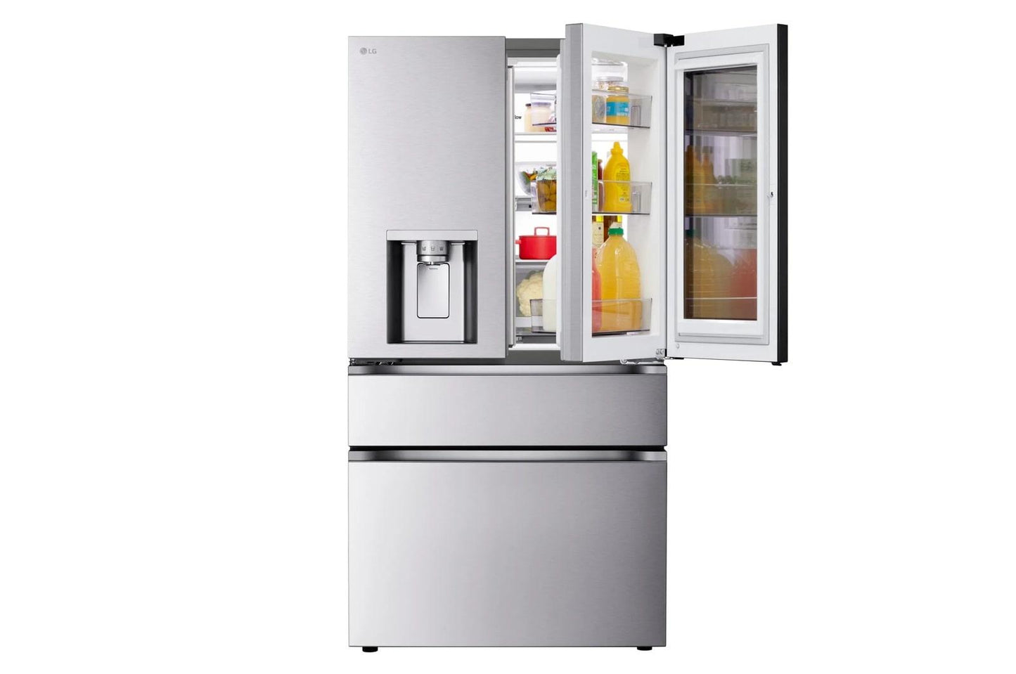 Lg LF29S9775S 29 cu. ft. Standard-Depth MAX™ 4-Door French Door Refrigerator with Mirror InstaView® MyColor™ and Mini Craft Ice™