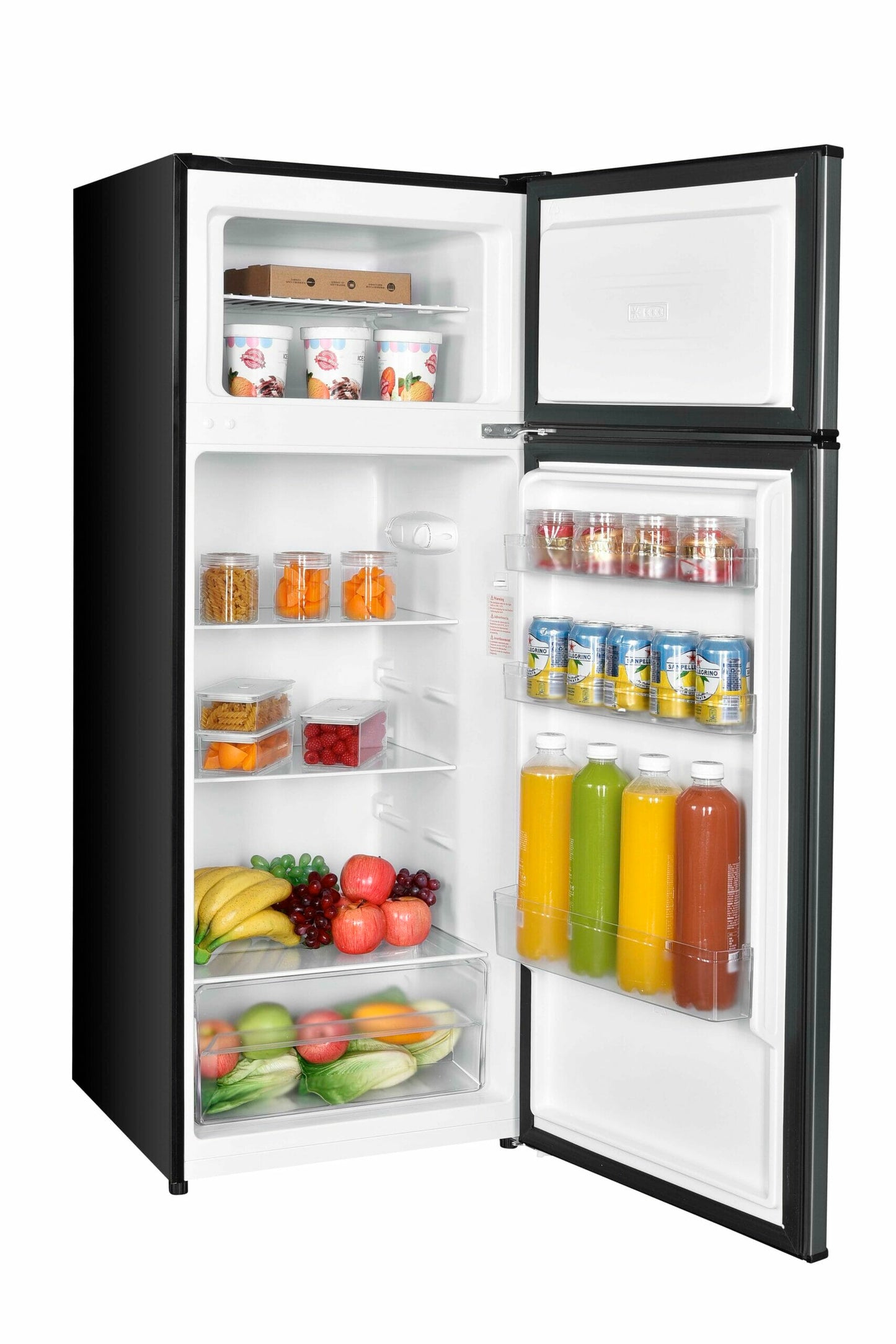 DPF074B2BSLDB6 Danby 7.4 cu. ft. Apartment Size Top Mount Fridge in Stainless Steel Look
