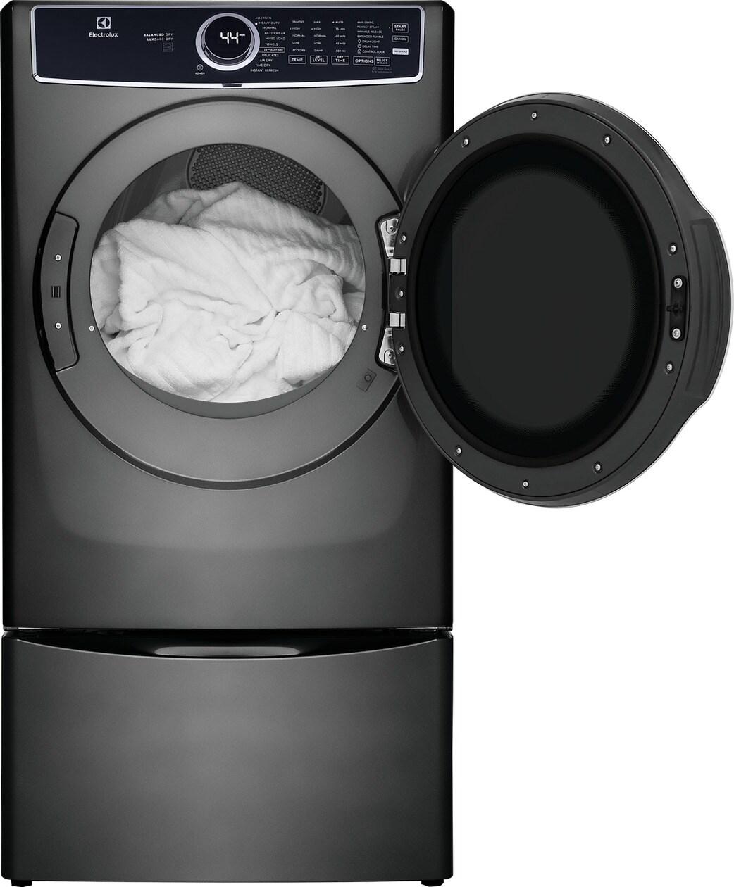 Electrolux ELFE7637AT Front Load Perfect Steam™ Electric Dryer with Balanced Dry™ and Instant Refresh - 8.0 Cu. Ft.