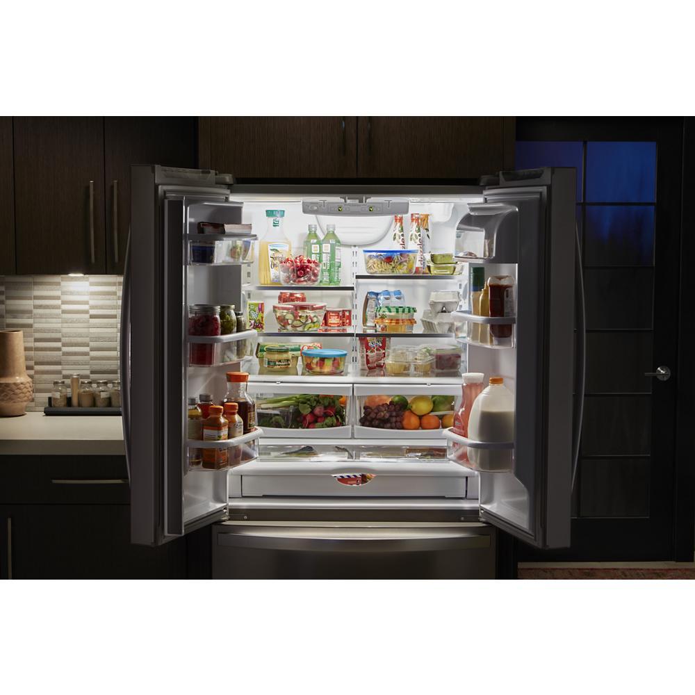 Whirlpool 36-inch Wide Counter Depth French Door Refrigerator - 20 cu. ft.